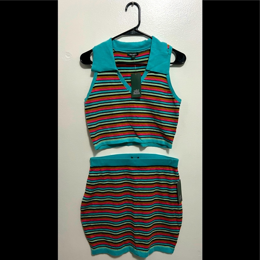 (Final Price) Matching top and skirt